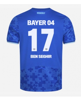 Billige Fotballdrakt Bayer Leverkusen Eliesse Ben Seghir #17 Replika Tredjedrakt 2025-26 Kortermet Billige Fotballdrakt Bayer Leverkusen Eliesse Ben Seghir #17 Replika Tredjedrakt 2025-26 Kortermet